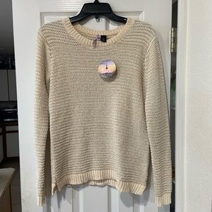 Off-White Sparkly Sweater